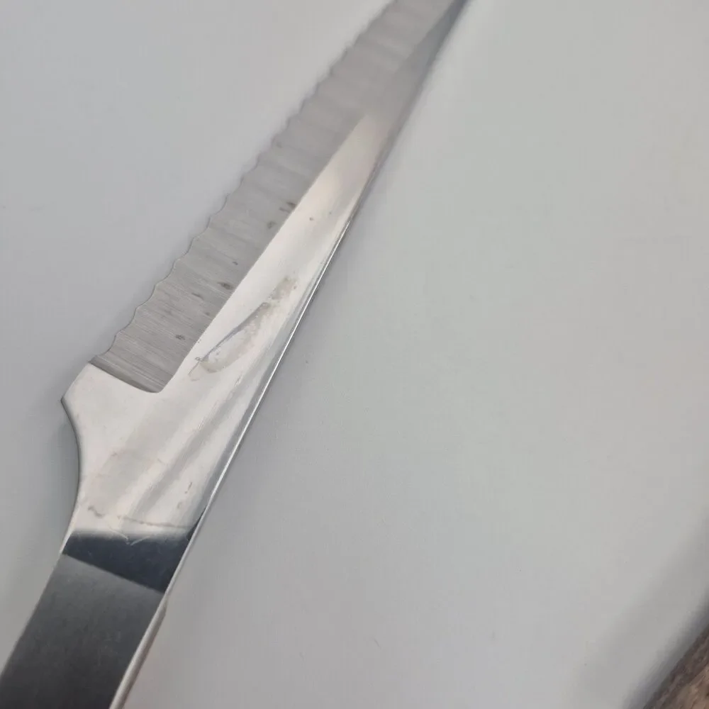 Burnco Retro Art Deco Stainless Steel Steak Knives Mid Century Modern Japan